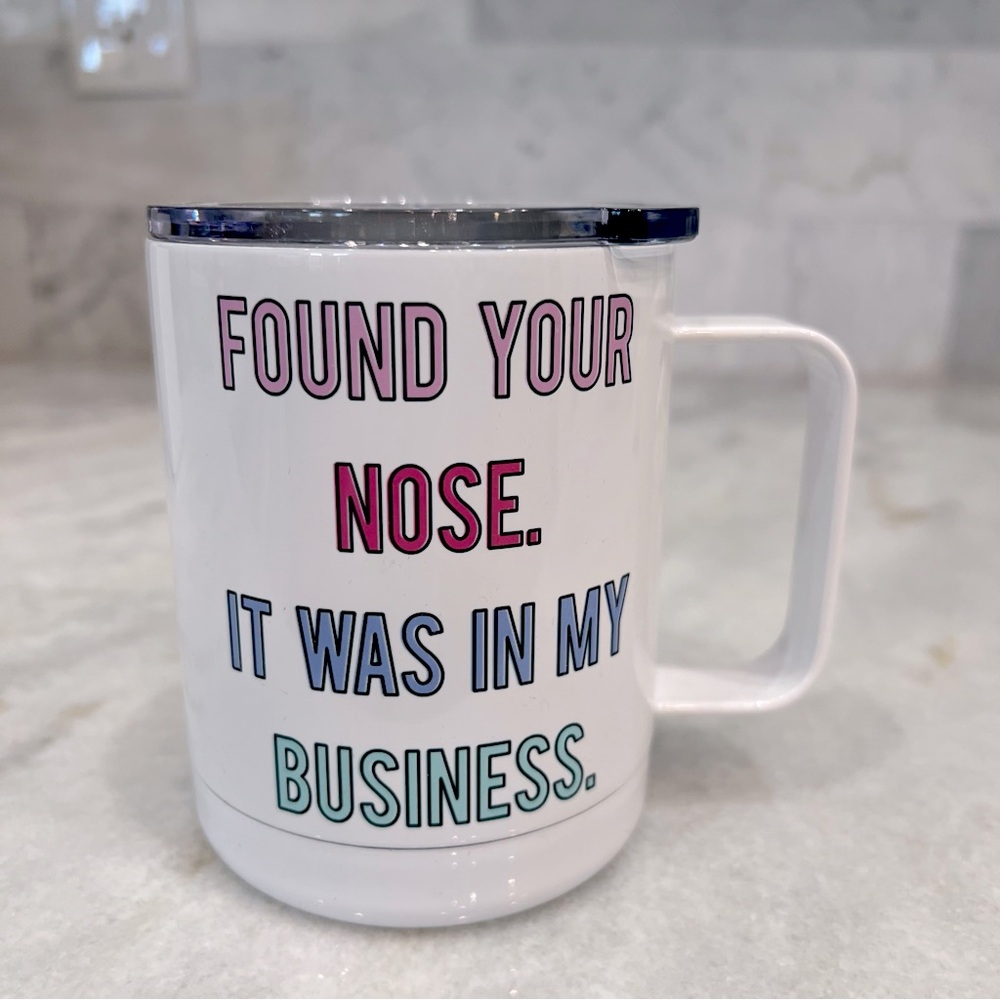 Insulated 10oz Travel Mug Funny Saying - Picture 1 of 7